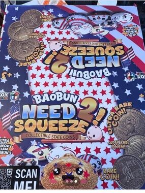 Viral Baobun Need 2 Squeeze! With Collectible State Coins